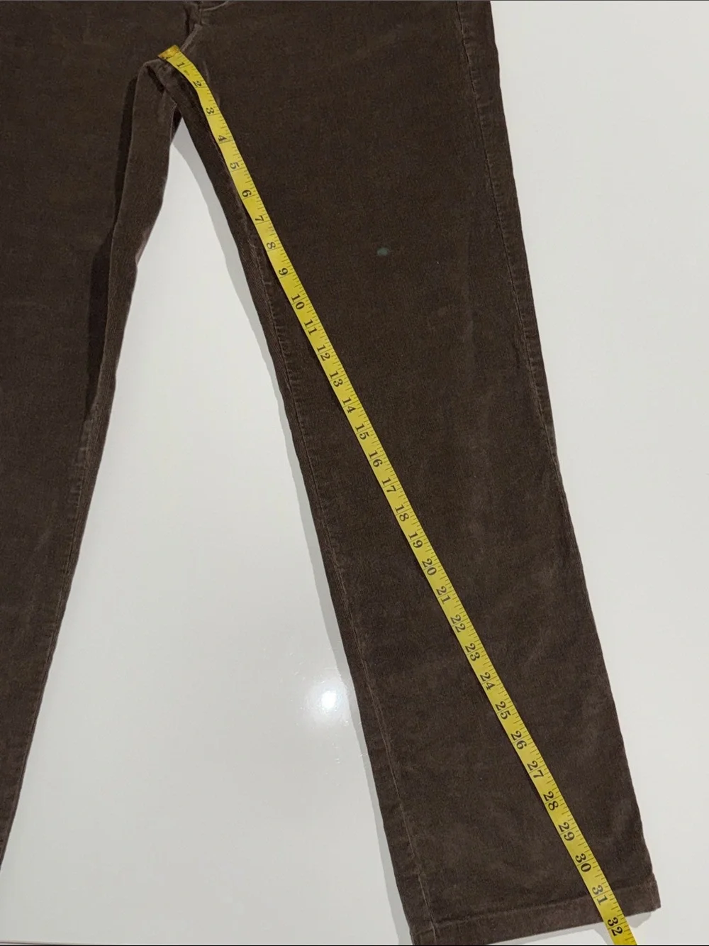 Banana Republic Men's Dark Brown Corduroy Trousers Size 30